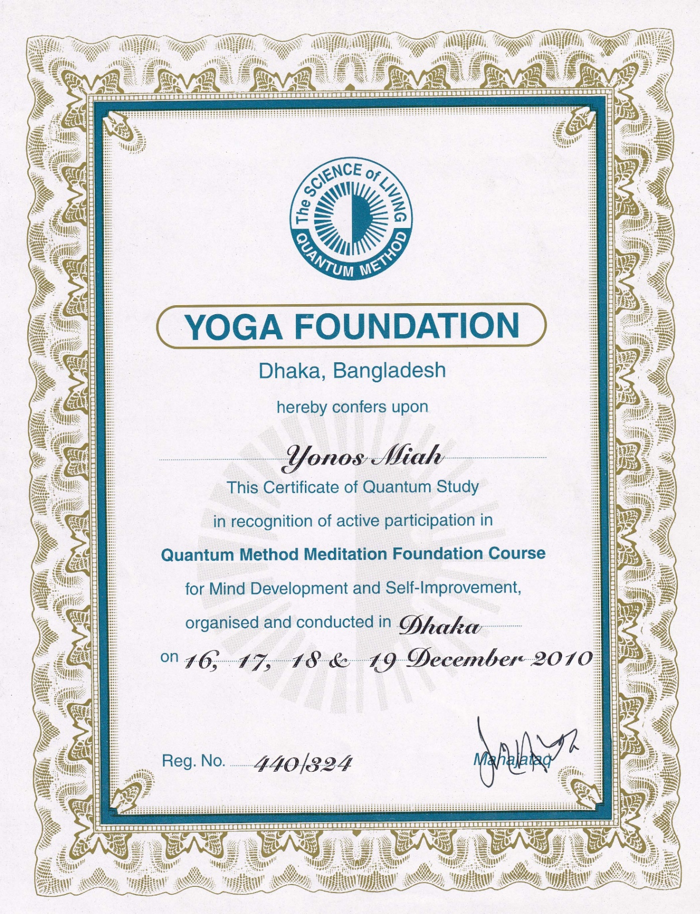 Quantum Method Meditation Foundation Course